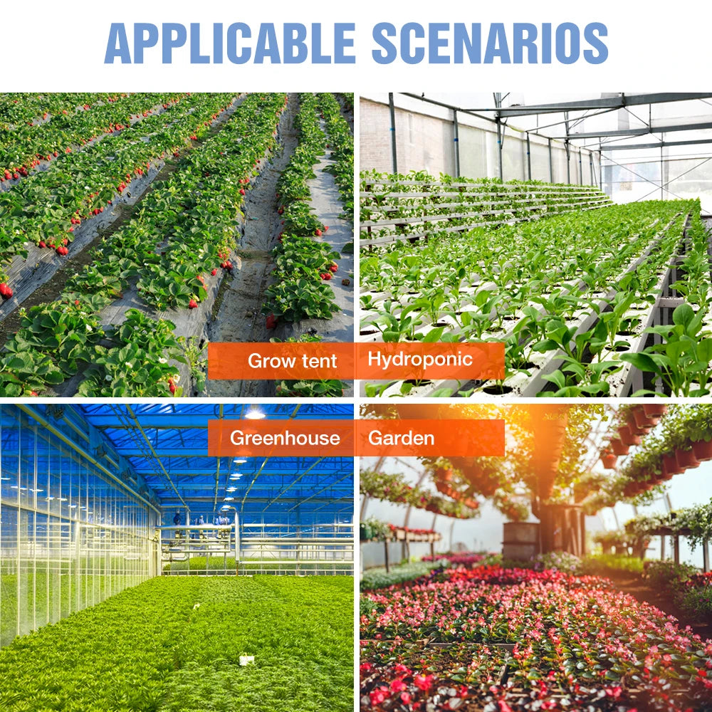 500W 300W LED Full Spectrum Plant Grow Light IR UV Indoor Flower Hydroponics Greenhouse Tent Vegetables Cultivation Growing Lamp
