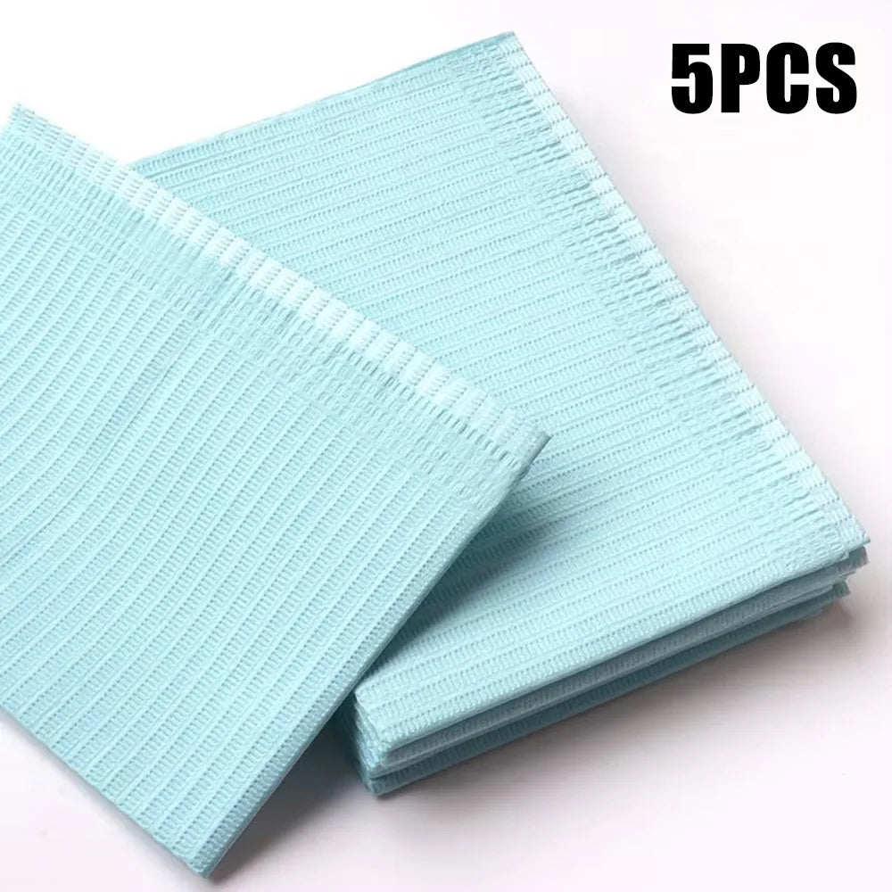 250/125/50/5pcs Black Tattoo Bibs Cleaning Wipes Pad Disposable Dental Tattoo Waterproof Sheets Paper Tattoo Accessories