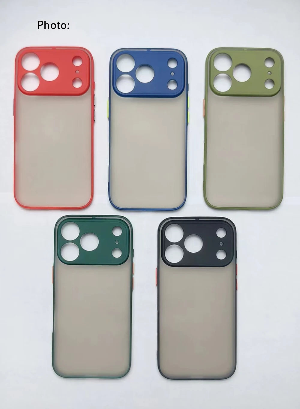 Shockproof Armor Translucent Phone Cases for iPhone 17 Air 17E 16 16E 15 14 13 12 11 Mini Pro Max 6 7 8 Plus X XS XS Max Covers