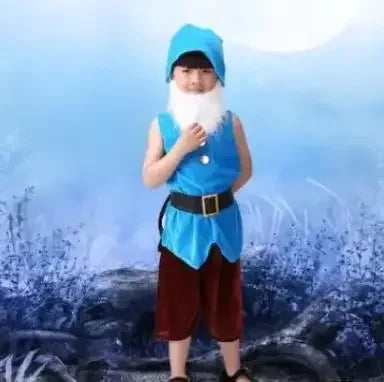 2025 Halloween Carnaval Cosplay vêtements noël Performance sept nains Costume pour enfants Costumes de noël pour enfants