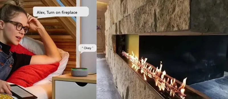 WOFAID 5 Year Warranty 3d Automizing Water Vapor Electric Fireplace Artificial Fire Flame for Living Room Decoration Fireplace