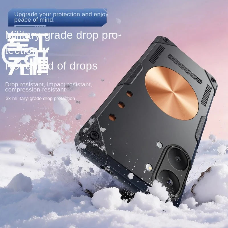 For POCO X8 Pro X8 Pro Max phone case, made of silicone material, with magnetic adsorption and heat dissipation functions
