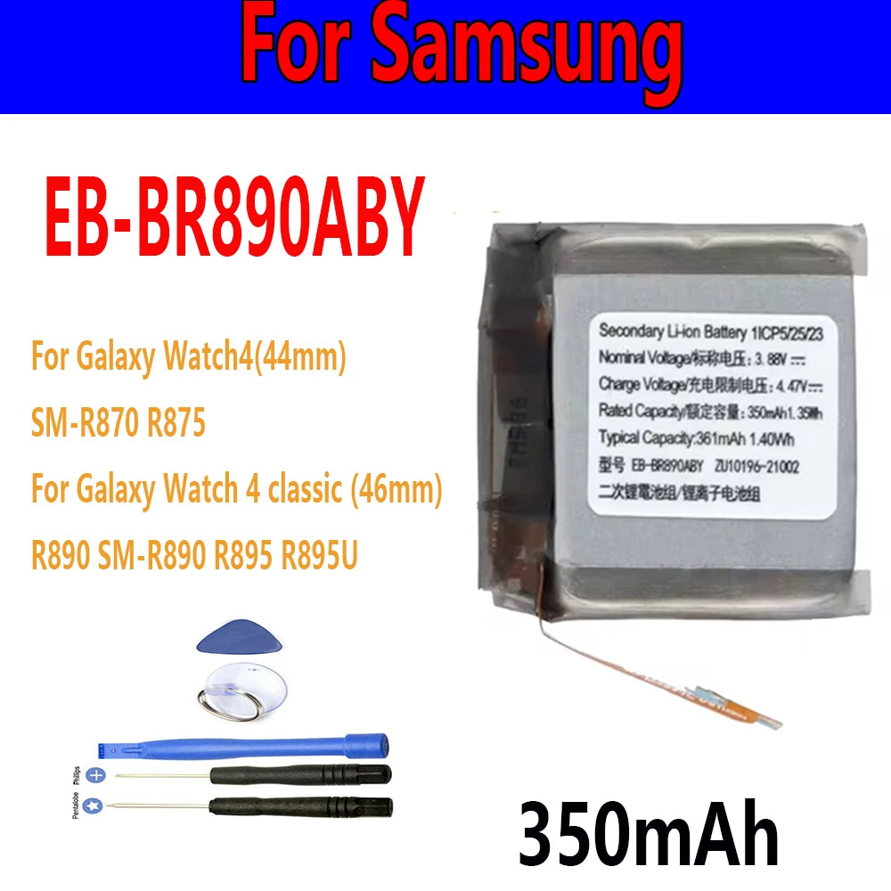 EB-BR880ABY BR890ABY  For Galaxy Watch 4 40mm/42mm R860 R860R865U For Galaxy Watch 4 44mm/46mm R870 SM-R875U+tools