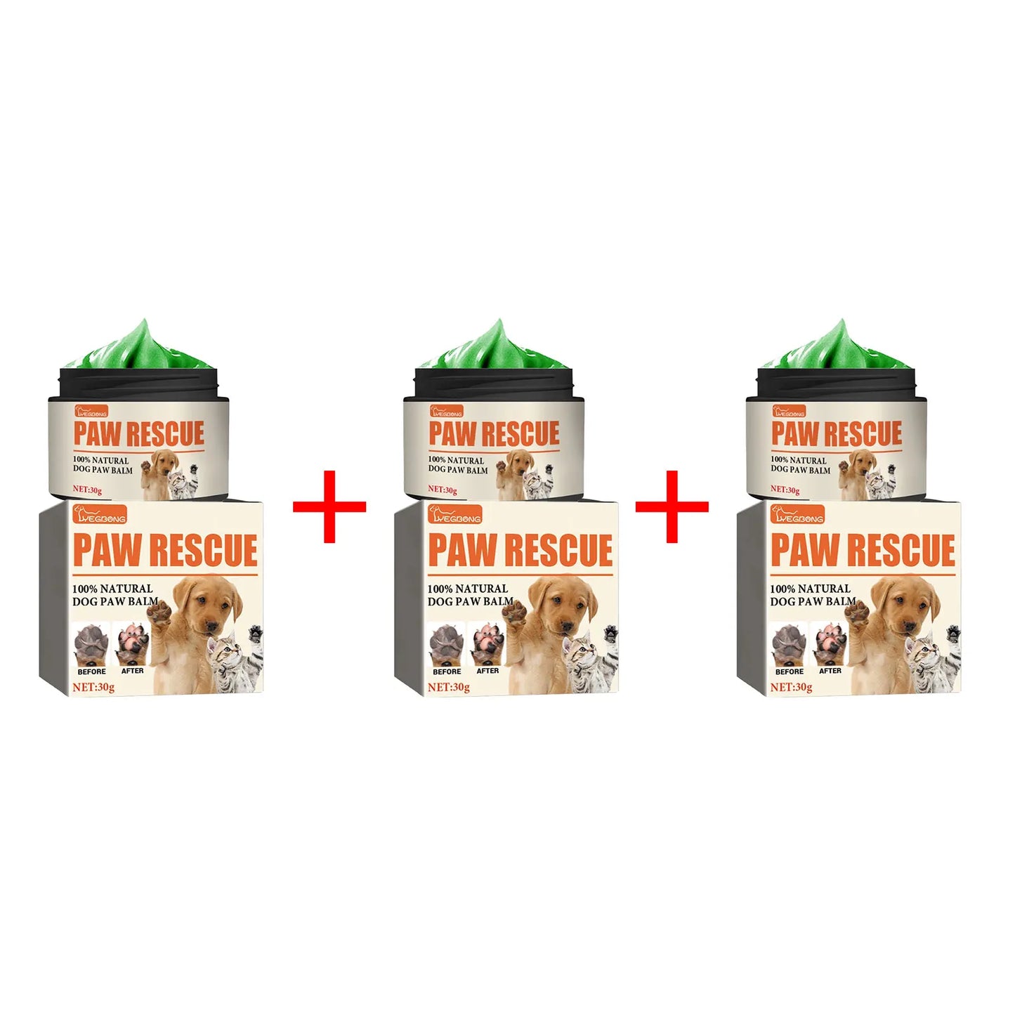 YEGBONG 30g Pet Paw Care Cream Foot Pad Protection Oil for Cats And Dogs Dog Paw Balm Cat Paw Protective Cream Canine Foot Care