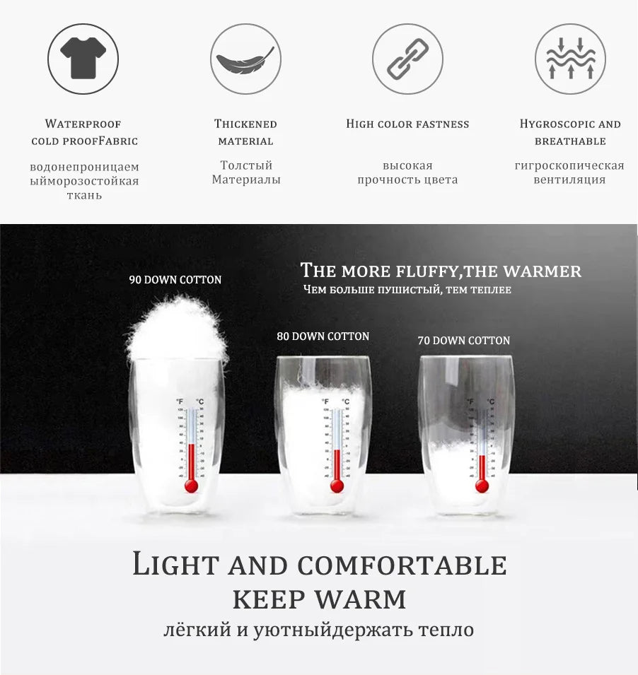 Ircomll Winter Baby Jumpsuit Thick Warm Infant Hooded Inside Fleece Jacket Newborn Boy Girl Coat Overalls Cotton Down Jacket