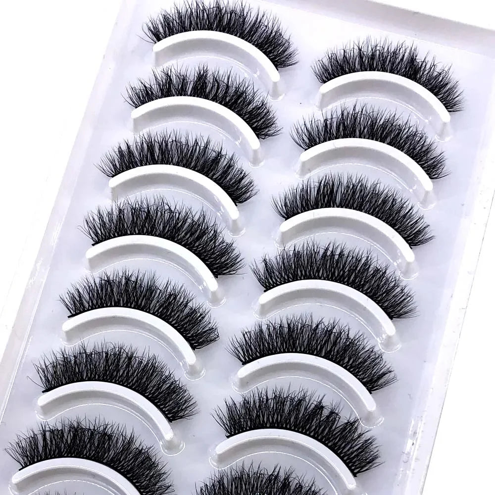 33 Style 10/50/100 Boxes 10Pairs Natural 3D Mink False Eyelashes Makeup Fake Eye Lashes Faux Cils Make Up Beauty Tools Wholesale