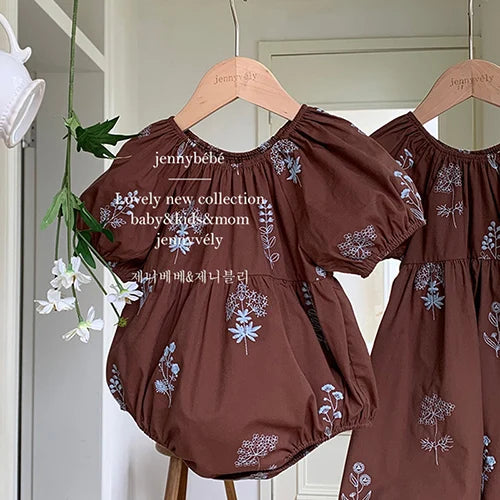 2024 New Summer Newborn Baby Girl Romper Flying Sleeve Cotton Mesh Splicing Toddler Baby Girl Jumpsuit 0-24M Baby Girl Clothing