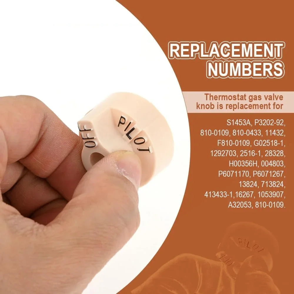 10pcs 1751-012 Gas Valve Knob Temperature Control Part 700-506 Replace for Robertshaw Thermostat American Range Fryer Fireplace