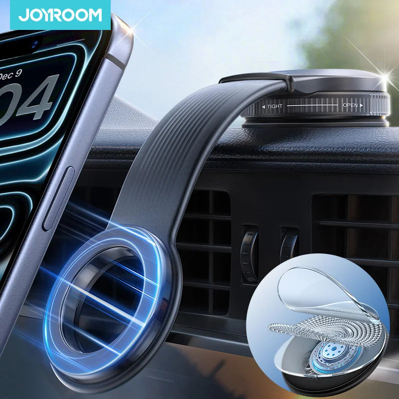 oyroom Car Magnetic Phone Mount Holder Flexible Memory Alloy Suction Cup Mobile Phone Stand Suitable for Instrument Panel ZS518