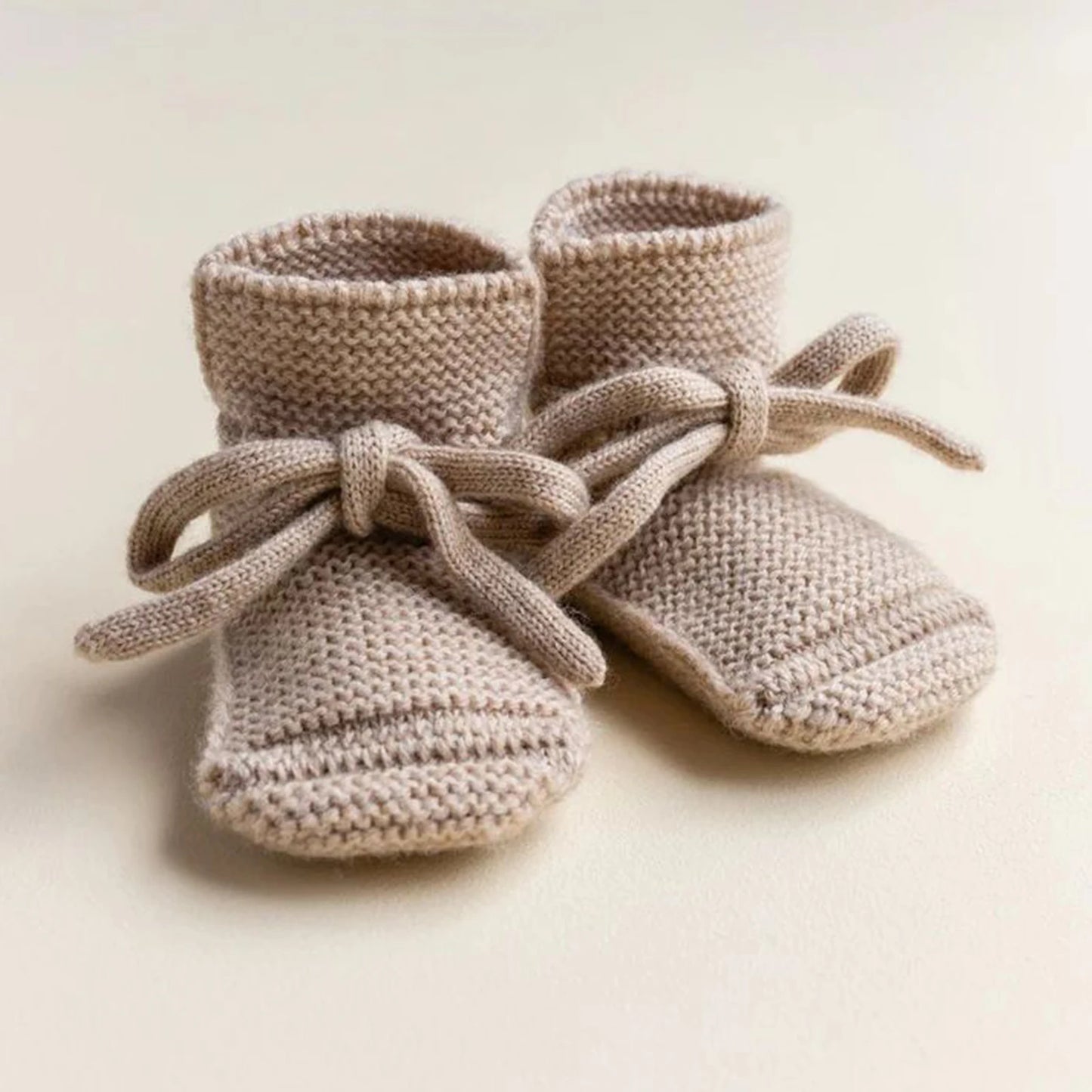 Cute Infant Baby Booties Autumn Winter Knit Merino Wool Warm Baby Socks
