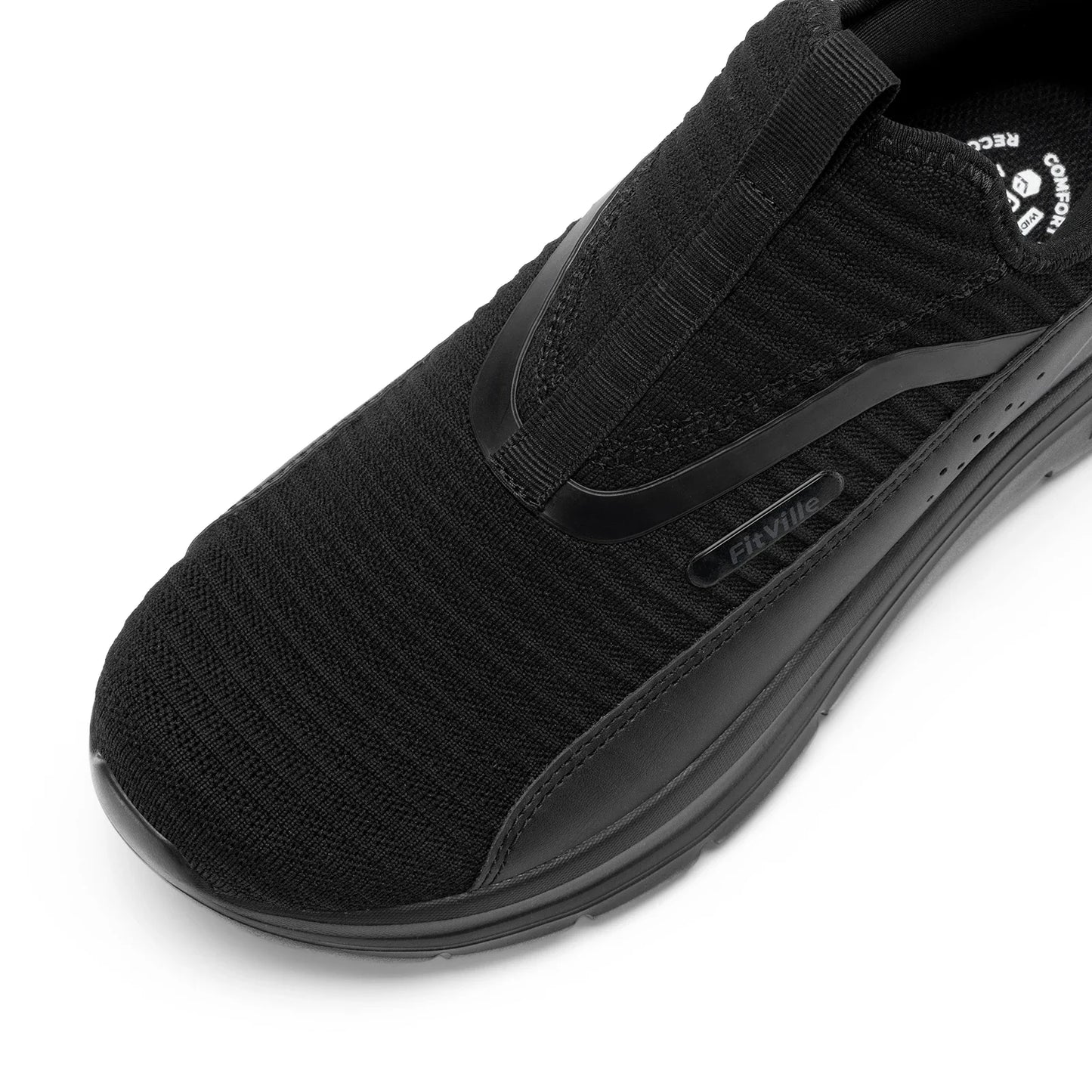 Fitville Wide Men'S Sport Shoes Fitness Walking Shoes Lightweight Breathable For Outdoor Casual Sports Running Shoes Sneaker