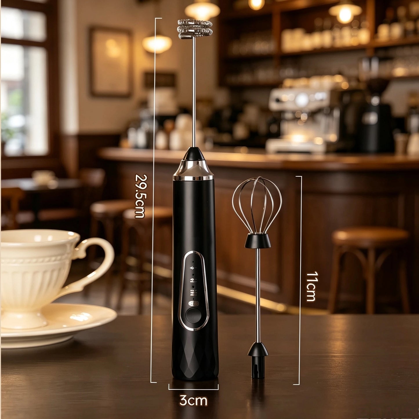 Milk Frother Electric Type-C Handheld Blender Mini Coffee Maker Whisk Mixer For Coffee Cappuccino Cream Matcha Birthday Gift
