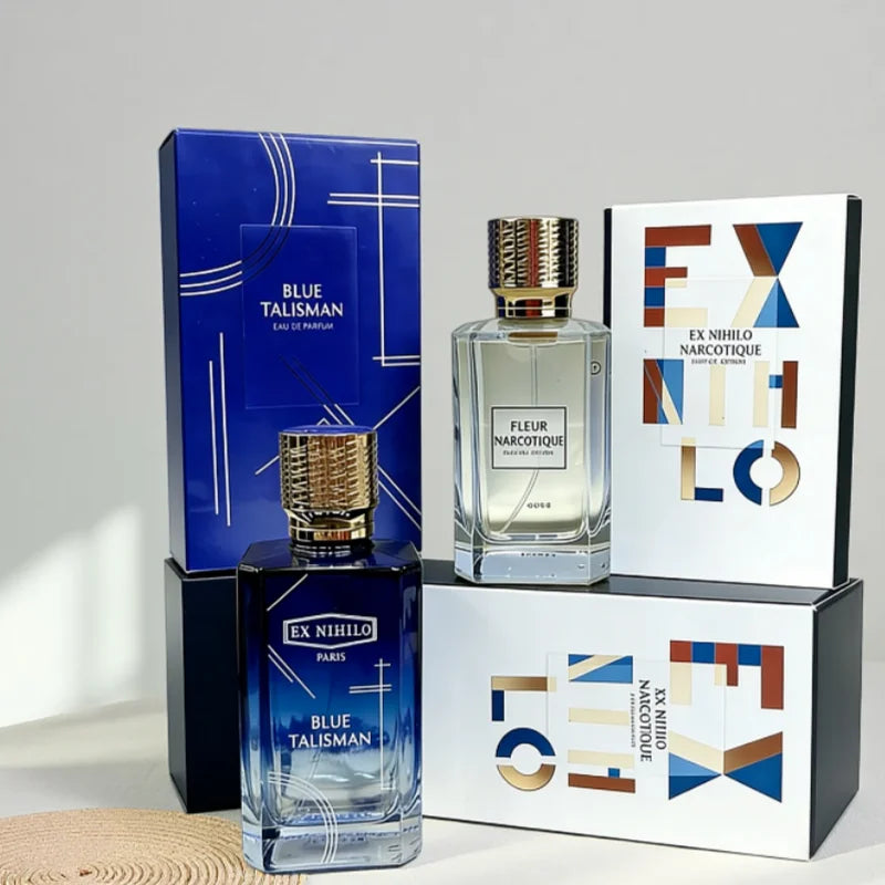 Mystique of The Blue Talisman 100ml Luxury Unisex Perfume Enchanting Woody Floral Scent with Pheromones, Long Lasting Cologne
