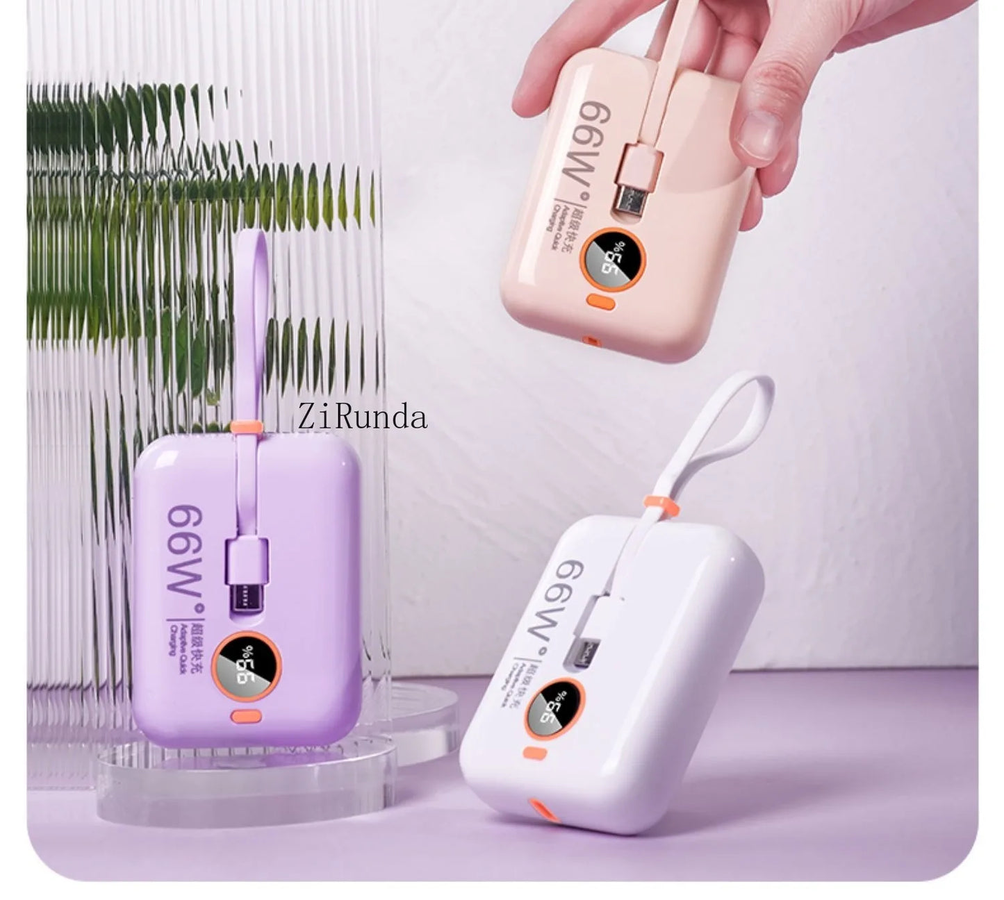 50000mAh Power Bank 120W Super Fast Charging 100% Sufficient Capacity Portable Battery Charger Digital Display For iPhone Xiaomi