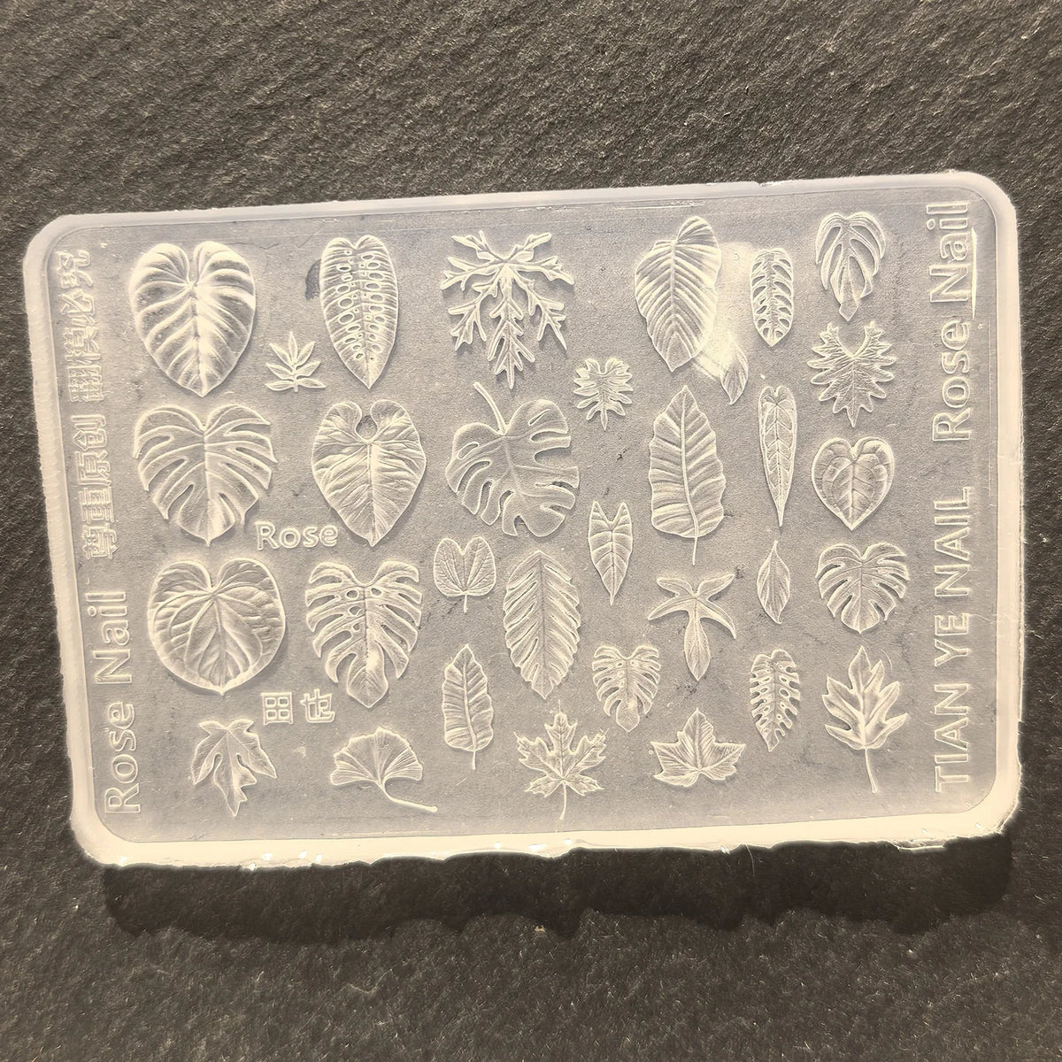 1PC Nail Art Drip Glue Mold 3D Ginkgo Maple Leaf Design Modeling Templates For DIY Nail Decoration Manicure Accessories