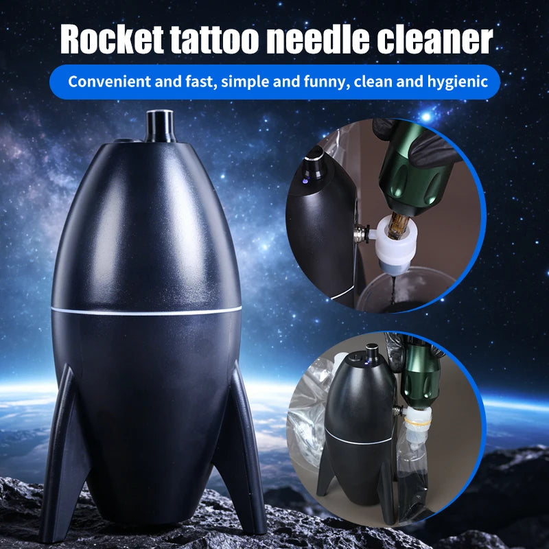YILONG Tattoo Needle Cleaner Rechargeable Battery Infrared Automatic Ink Flush Permanent Makeup Tattoo Needle Washing Machine