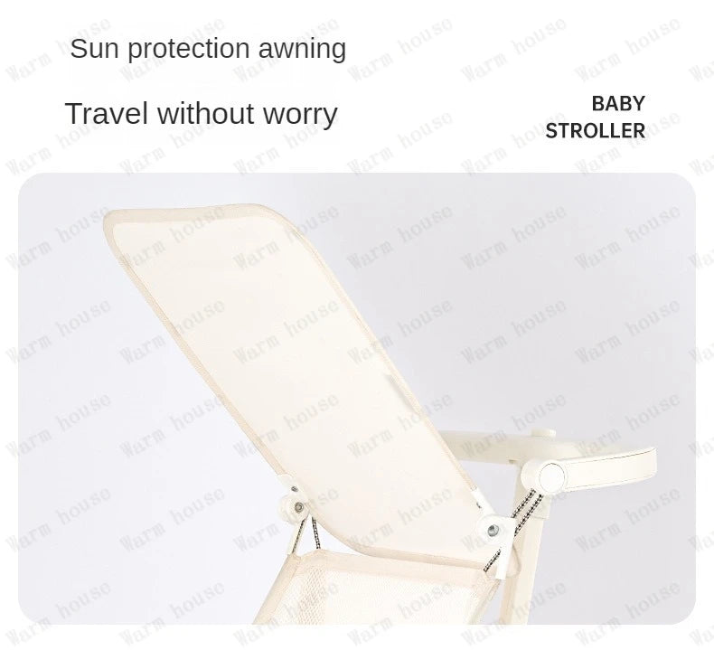 2025 new high-view baby stroller Ultra-light foldable travel stroller Portable outdoor baby Carriage Comfortable stroller