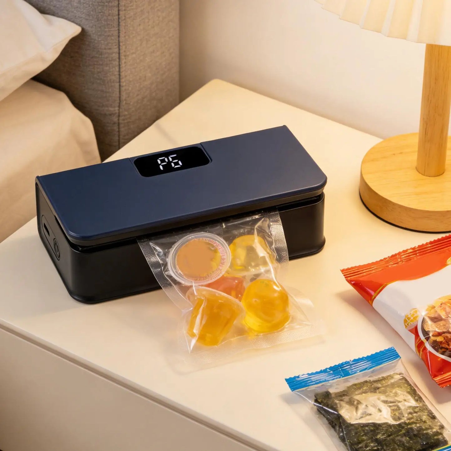 6-Mode Rechargeable Magnetic with Cutter Mini Sealer Electric Handheld Sealer Machine for Home Kitchen Restaurant Snack Chip