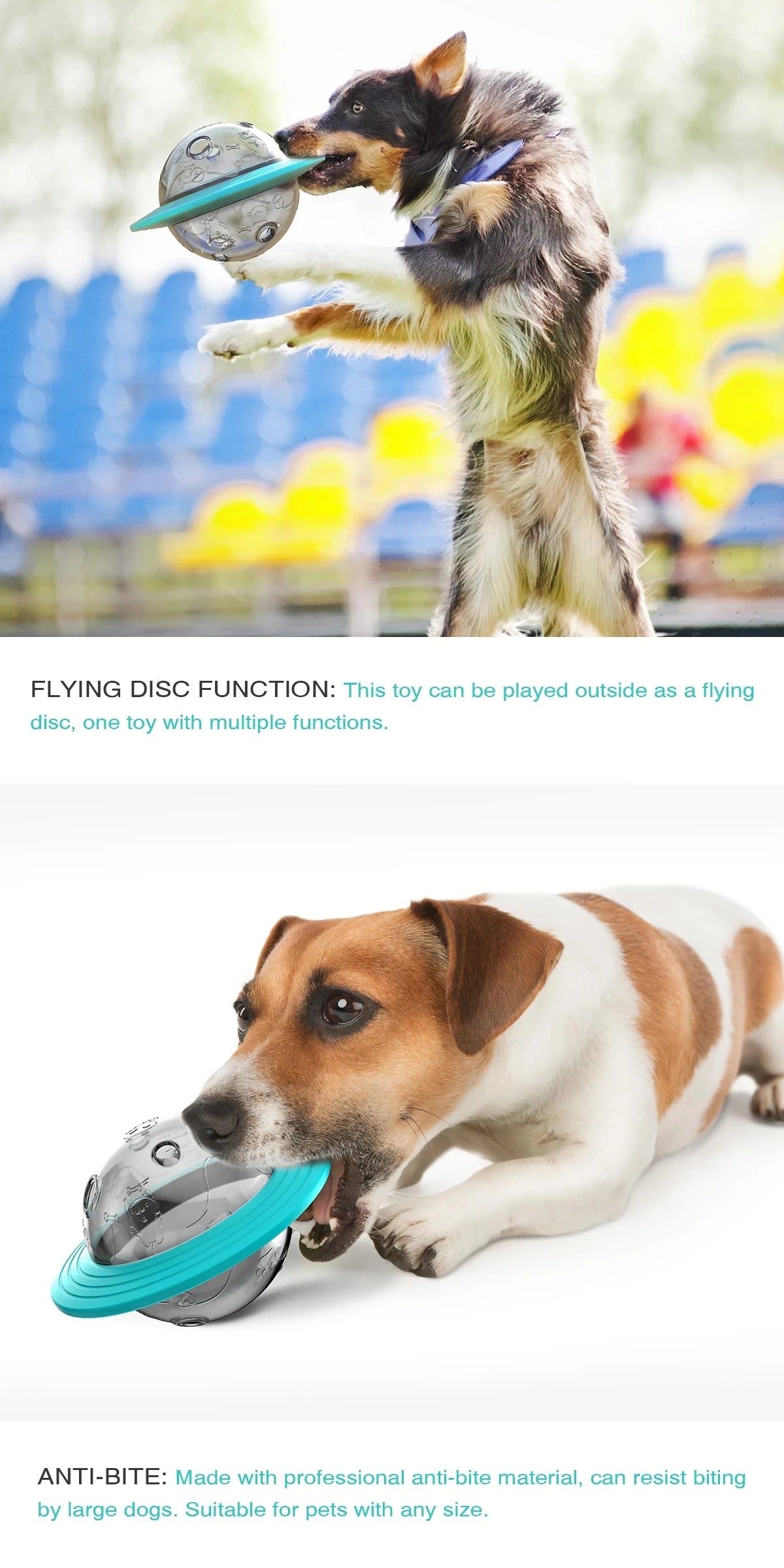 Slow Feed Dog Toy For Small Medium Large Dogs Cats Funny Interactive Improve IQ Puppy Planet Toys Chihuahua Beagle Pet Supplies