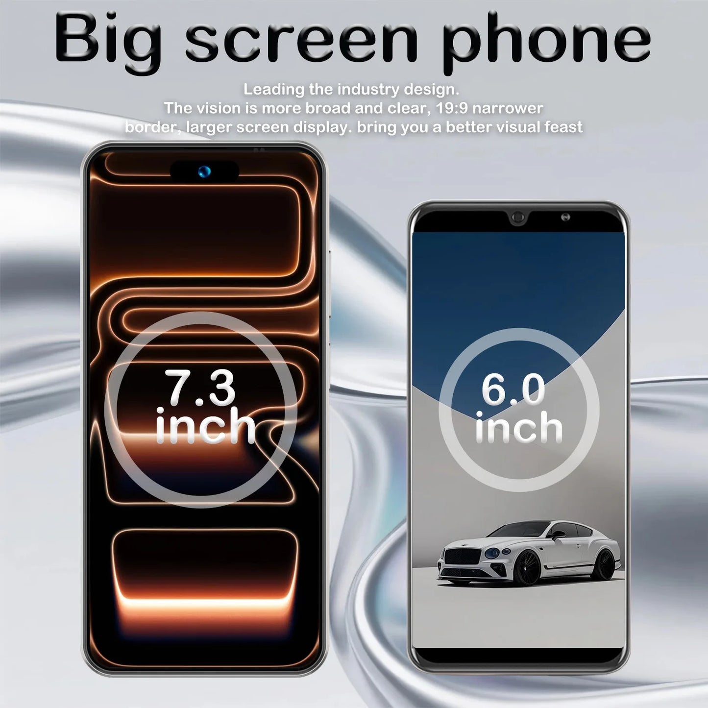 2026 Global Version I17 Promax Pro 4G 5G Dual Card Dual Standby System Original Intelligent 7.3inch 8000mAh Battery Arrival