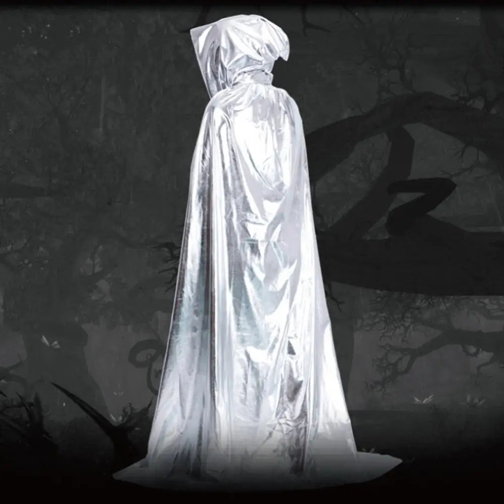 Halloween Medieval Robes Witch Wizard Cloak Cape Party Death Ghost Devil Cosplay Costumes Halloween Hooded Cloak