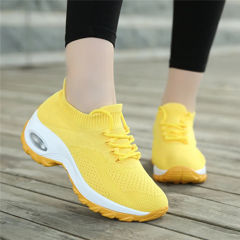 MAEDEF Women Shoes Athletic Sneaker Breathable Non Slip Women Walking Shoes Tennis Sports Casual Walking Shoes Woman Sneakers