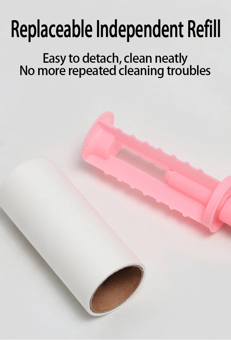 Lint Roller With Refills Pet Hair Remover Brush For Clothes Removes Lint Clean Pet Hairs Sofa Dust Cleaning Remover ZMG004