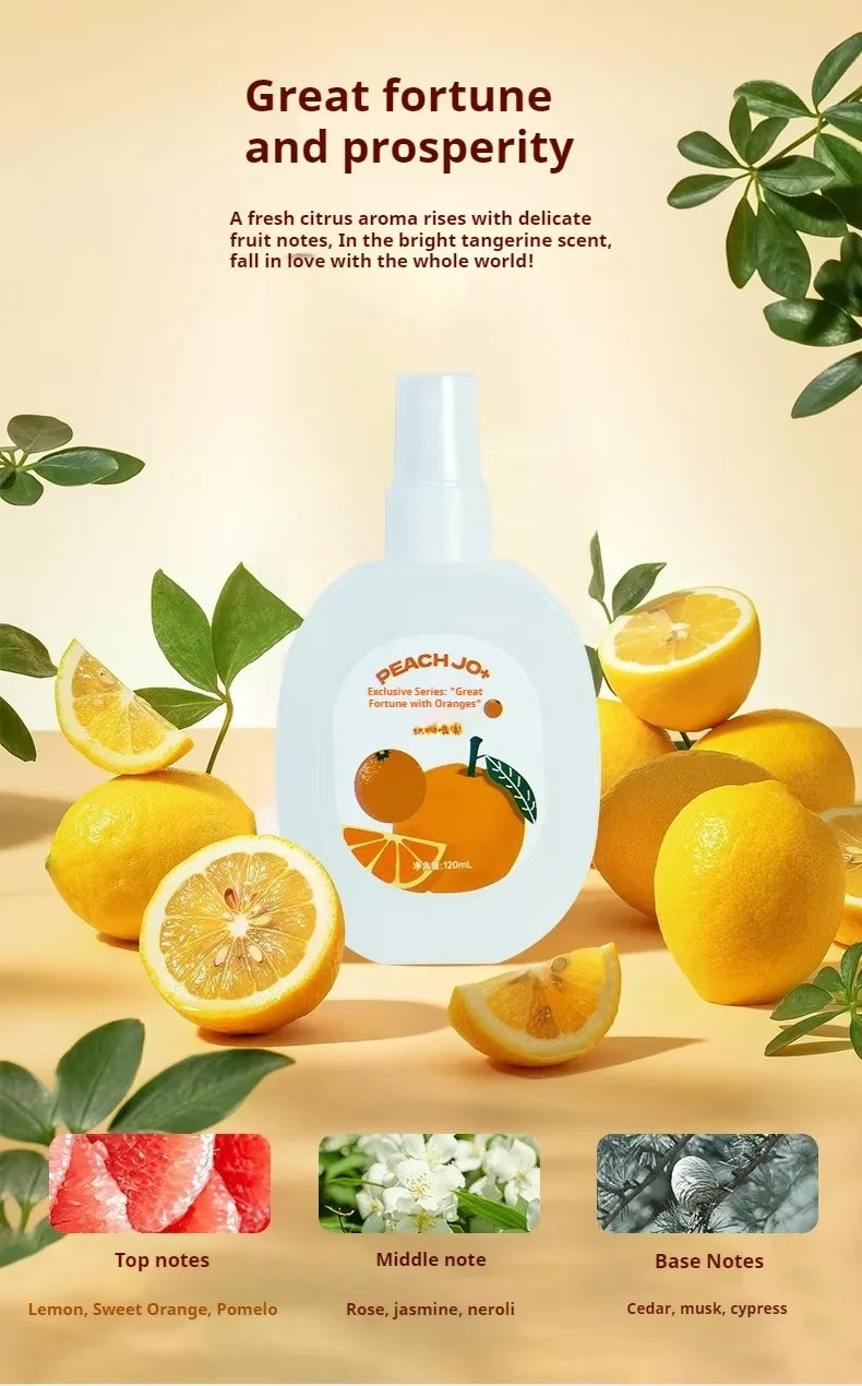 Young Girl Fruity Fragrance Women Perfume Light Long Lasting Sweet Scent of Grape Strawberry Orange 30ml Portable Fruity Perfume