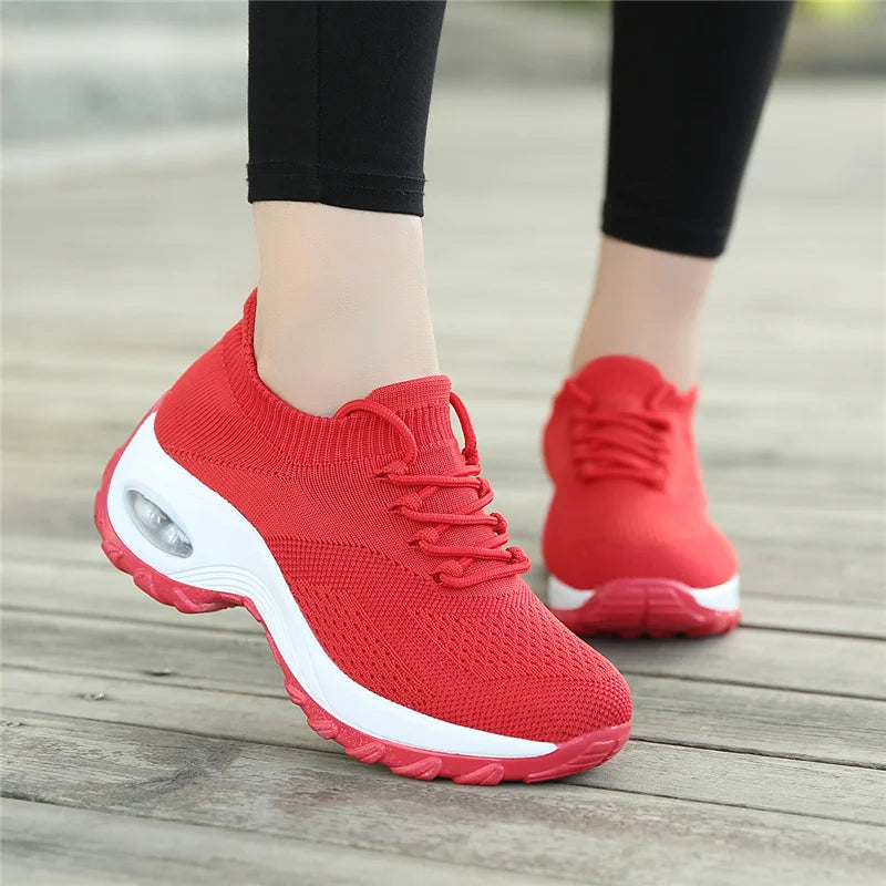 MAEDEF Women Shoes Athletic Sneaker Breathable Non Slip Women Walking Shoes Tennis Sports Casual Walking Shoes Woman Sneakers