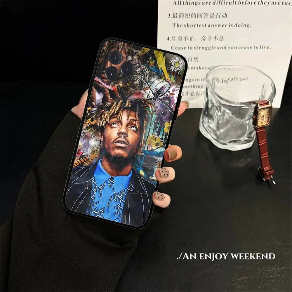 Juice Cool 999 Wrld Phone Case For IPhone 16 17 Air 15 14 13 12 11 Pro Max 16E Plus Fundas