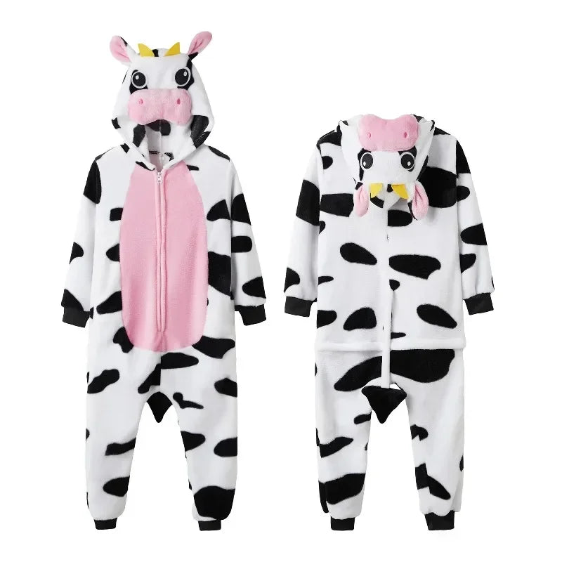Animal Cosplay Overalls Kigurumi Cat Costume Halloween Carnival Stage Performance Role Play for Adults Kids Clothes Party Set