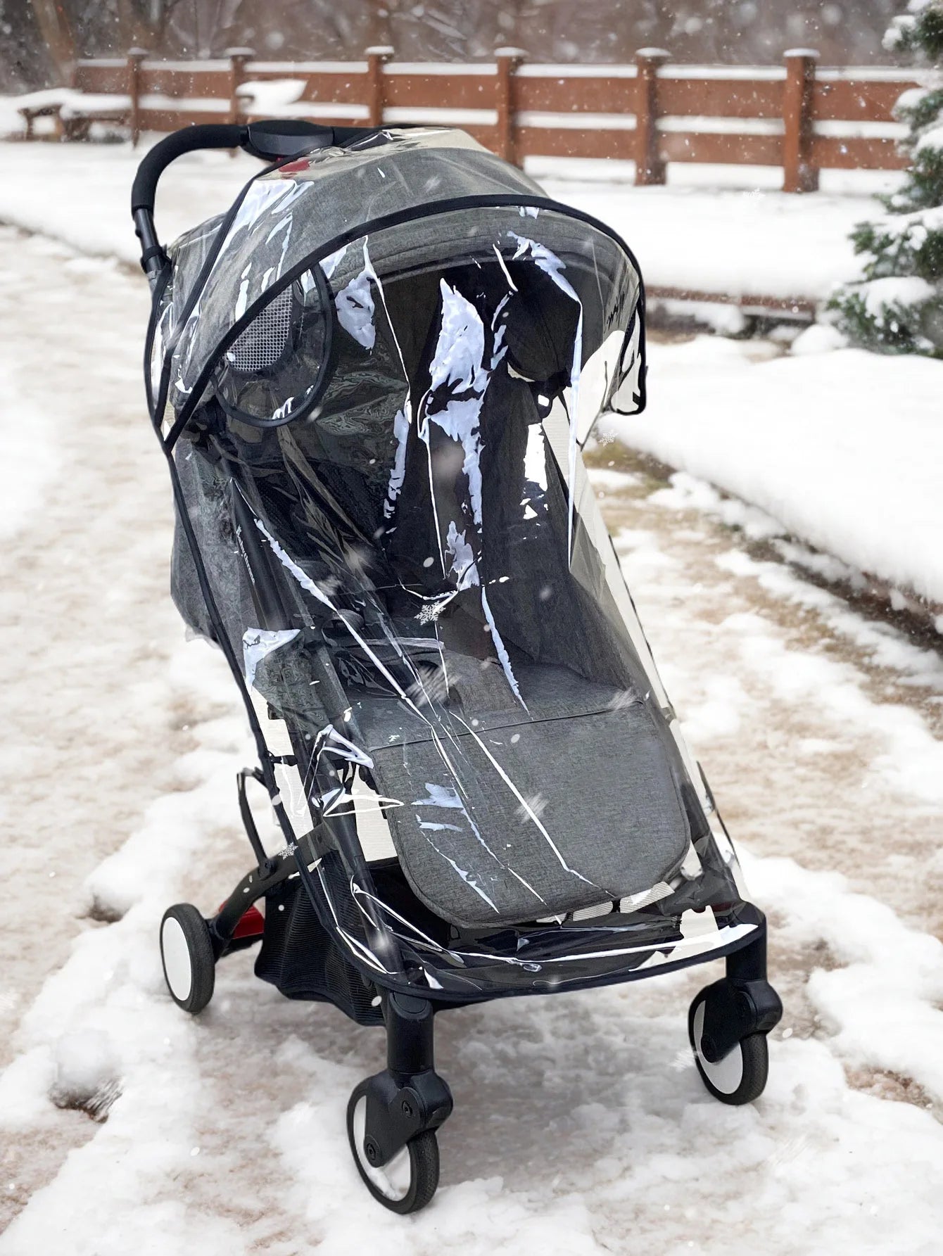 Universal Baby Stroller Rain Cover Waterproof EVA Cover Compatible with Babyzen Yoyo2 Yoya Stroller Accessories
