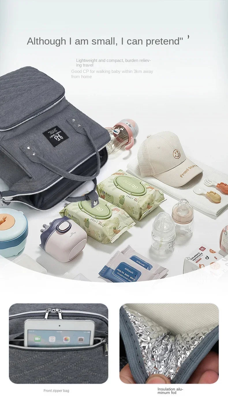 Mother Large Capacity Nappy Backpacks with Changing Mat Convenient Baby Nursing Bags Mommy Diaper Bags Baby Stroller Hanging Bag