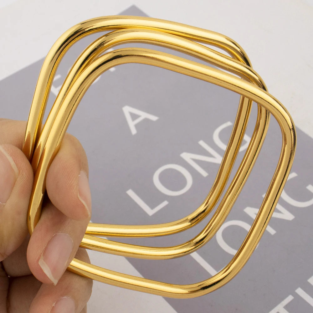 Bracelets Woman Gold Plated Simple Hip-hop Punk Personality Fashion High Stainless Steel Italian Men Sale Jewelry Accessories