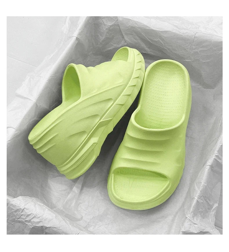 Outdoor Ladies Sandals Women Platform Flip Flops Slippers Height Increasing 8cm Summer Fashion Open Toe White Zapatos Mujer