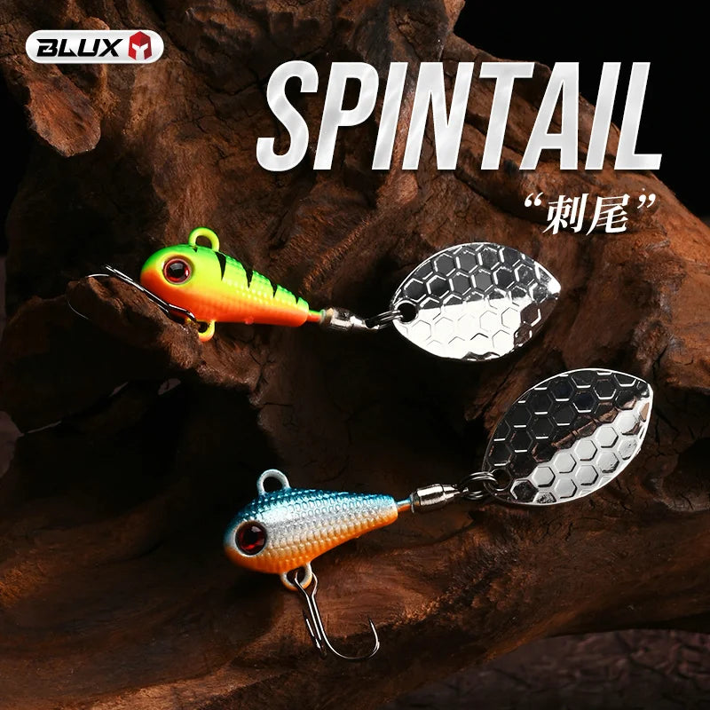 BLUX 5pcs/lot SPINTAIL Fishing Lure 4.5g 7g 11g 14g 19g Spinner Metal Vib Casting Jig Spoon Bait Freshwater Bass Tackle