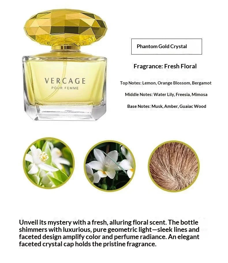 Sweet Love Luxury Brand Long Lasting Fragrance 50ml Women Body Spray Perfume Floral Scent Pheromone Perfumes Crystal Diamond