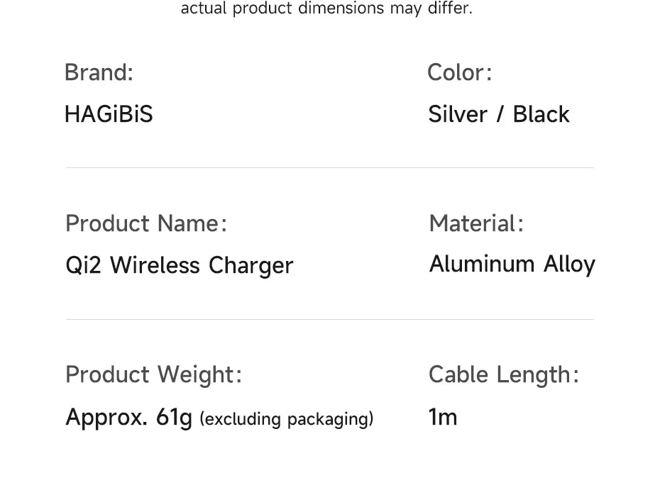 Hagibis Qi2.2 Dual-sided Magnetic Wireless Charger 15W 25W Magnetic Fast Charging Pad for MagSafe iPhone 17/16/15 Pro Airpods