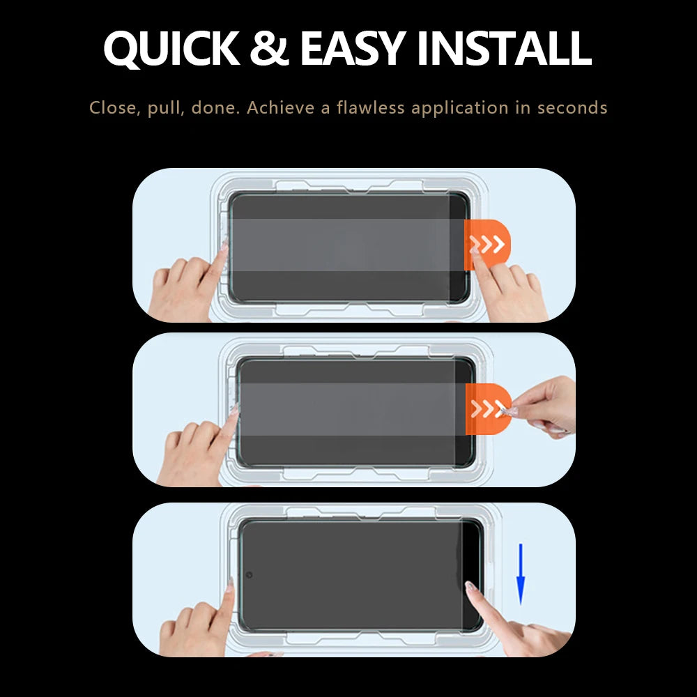 Lereach for vivo X300 Pro vivo x300 Anti-Spy Screen Protector Dust-Free Box Auto-Alignment Full Coverage Tempered Glass Film
