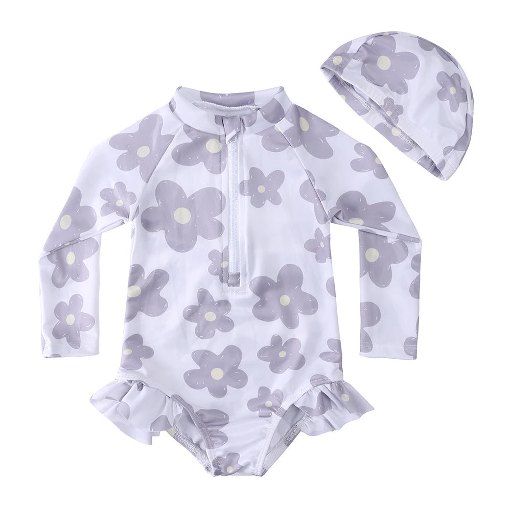 2026 Summer Kids Girls Swim Wears Baby Girl Set Beach Seaside Clothes 9M-8T Sister Swimming Suits Fashion Sunbeach Swimsuit