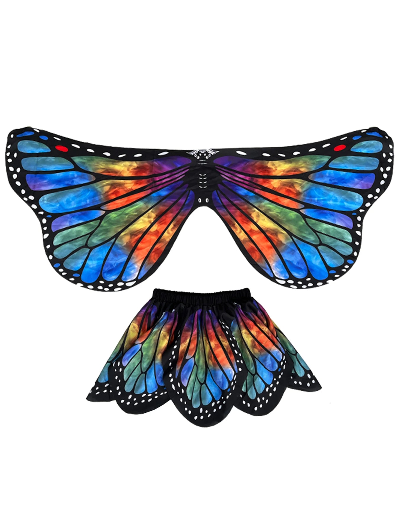 Halloween Kids Butterfly Costume Girl Fairy Butterfly Wings Blue Pink Purple Costume