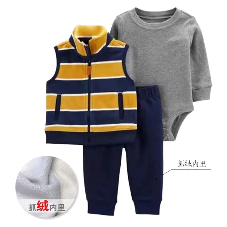 3-piece Suit Summer Baby Clothes Sets Baby Short Sleeve Shorts Cover Clothes Cute Girls Bebe Children Cotton 100% Clothing 6-24M