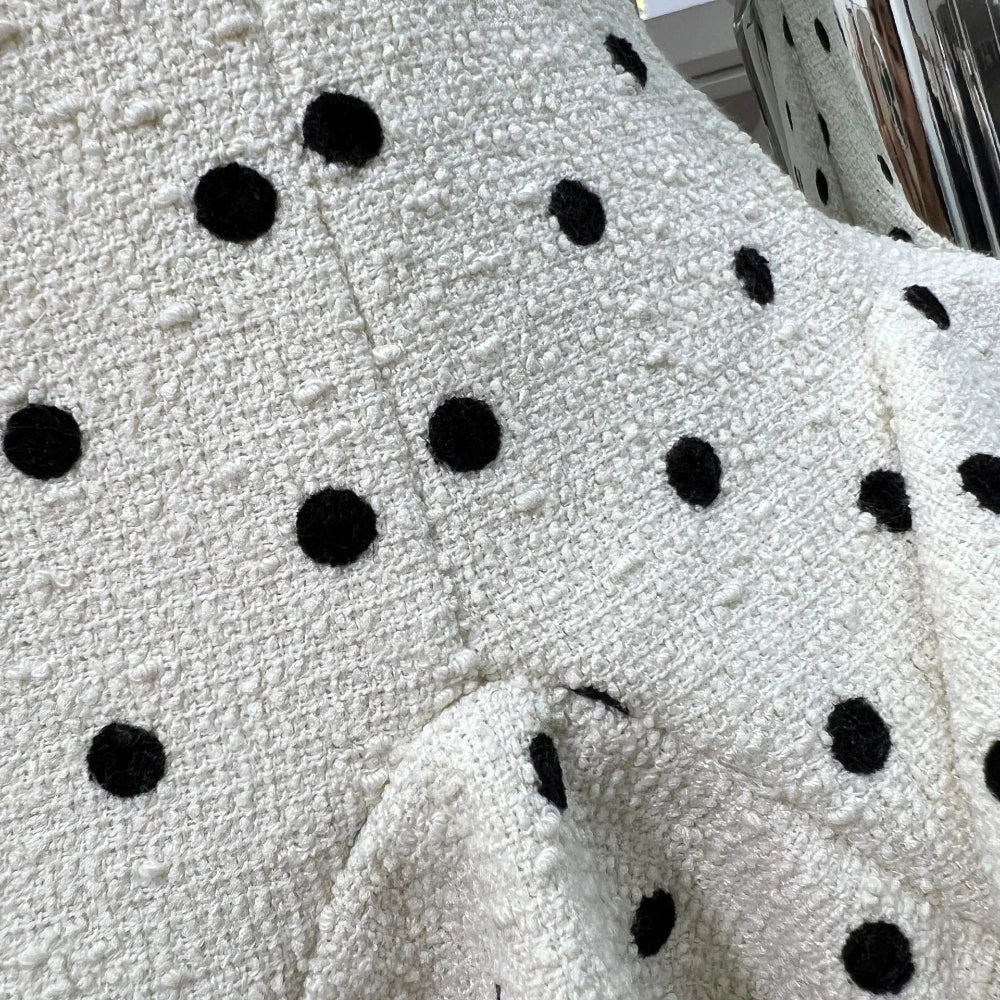 Women's Sexy A Line Lace Edge Polka Dot Fashion Round Neck Bow Short Mini Dresses Birthday Party Dinner Evening Cocktail Dress