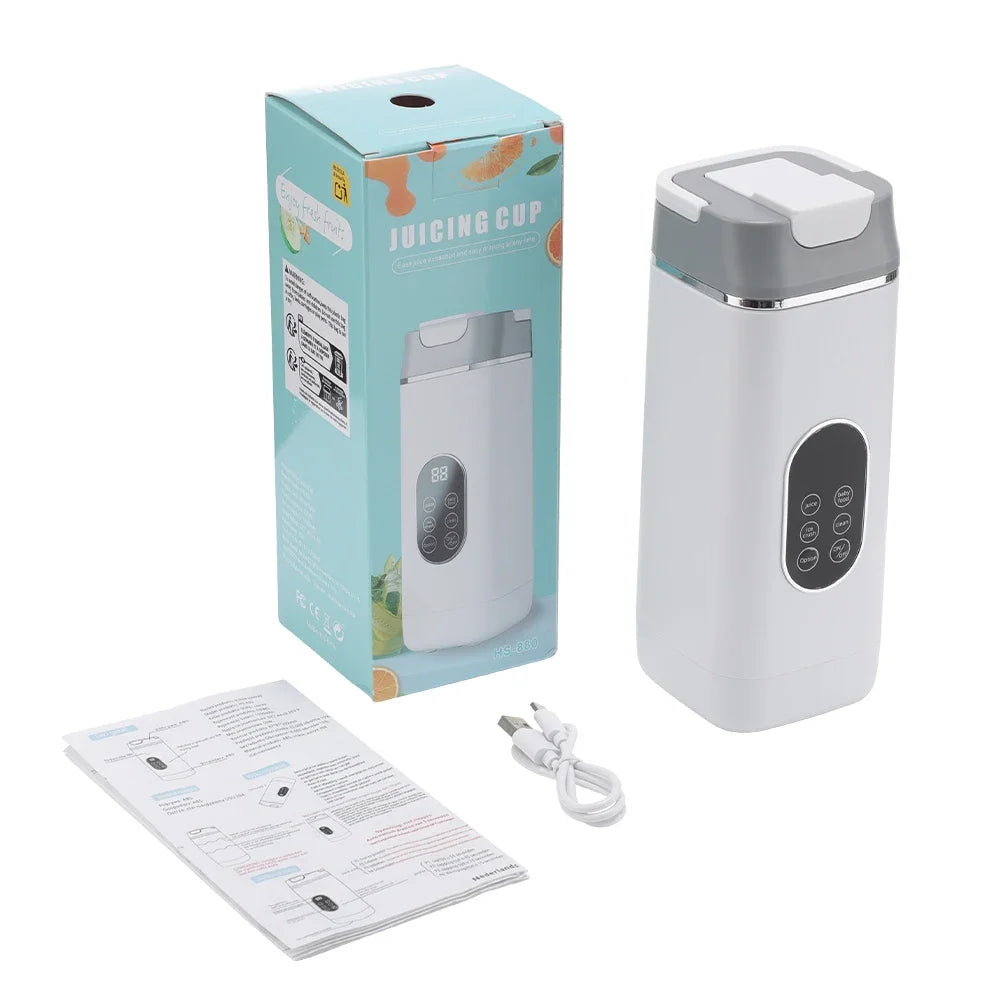 6 Color 400ml Portable USB Blender Electric Travel Juicer Cup For Smoothie Milkshake Kitchen Mini Mixer Tool