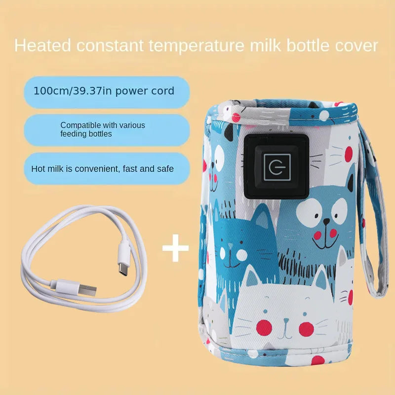6000mAh Baby Bottle Warmer 6 Heat Level Multifunction Breast Milk Warmer Accurate Temperature Control Baby Bottle Heat