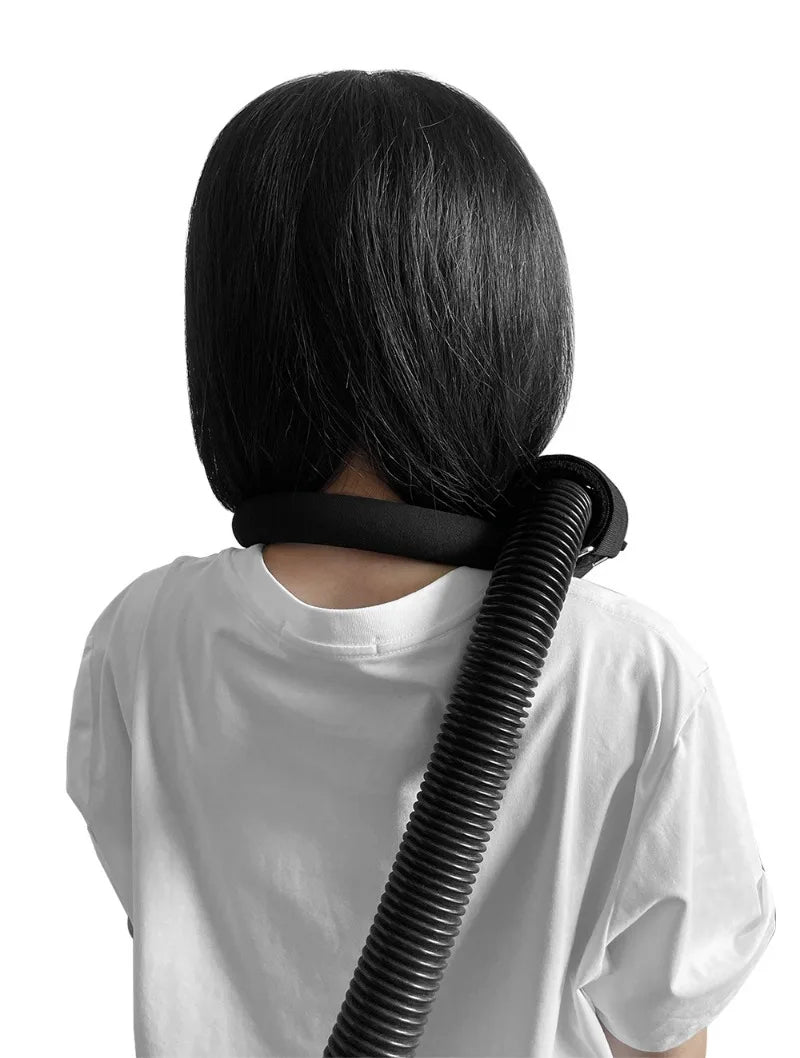 Pet Portable Neck Hair Dryer Holder Cat Grooming Supplies Adjustable Wind Direction Angle Pet Cleaning Products Accessories