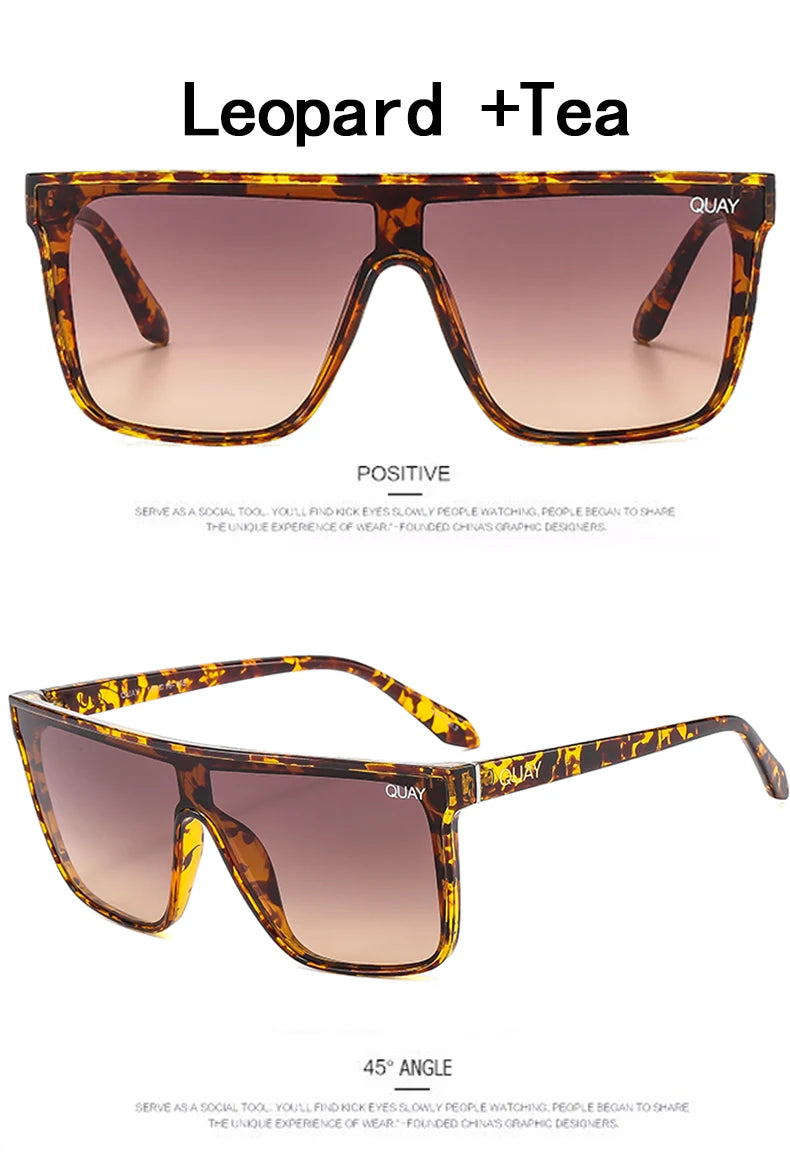 Brand Fashion Sunglasses Women Men Design Square Quay Sun Glasses for Women Retro Nightfall Female Shades Gafas Oculos UV400