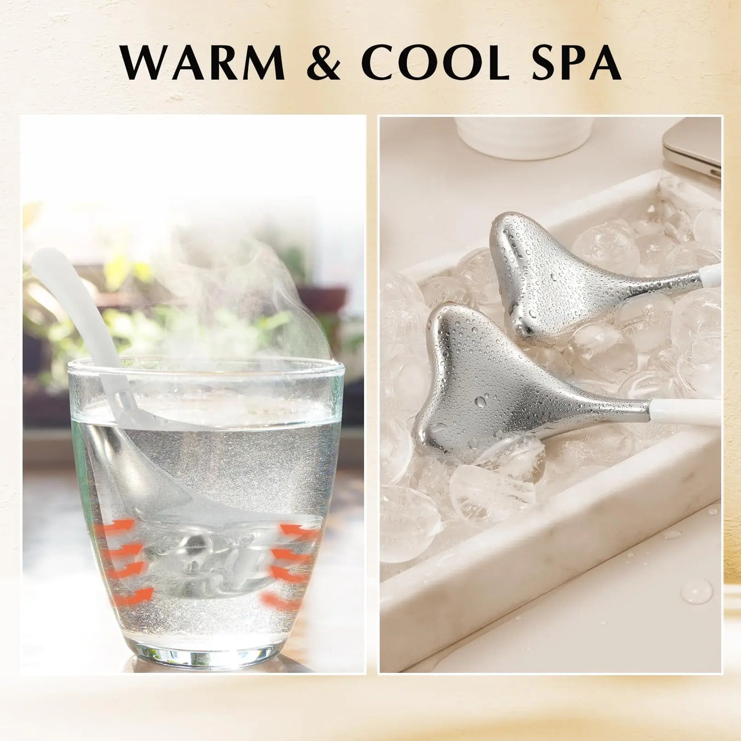 Sticks Facial Skin Care Ice Globes for Women Face Eyes, Face Beauty Tools Esthetician Supplies Cooling Spa Globes