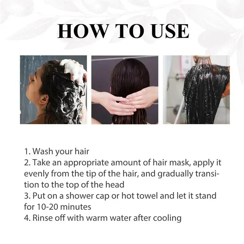 Magical Keratin Hair Mask 5 Seconds Repair Damaged Frizzy Hair Soft Smooth Shiny Nutrition Deep Moisturize Nourishing Hair Care
