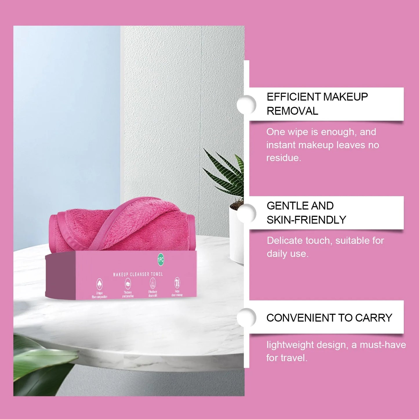 Makeup Remover Pads Reusable Cotton Pads Makeup Eraser Microfiber Facial Towel Face Cleaner Cleaning Wipes Skincare Beauty Tools